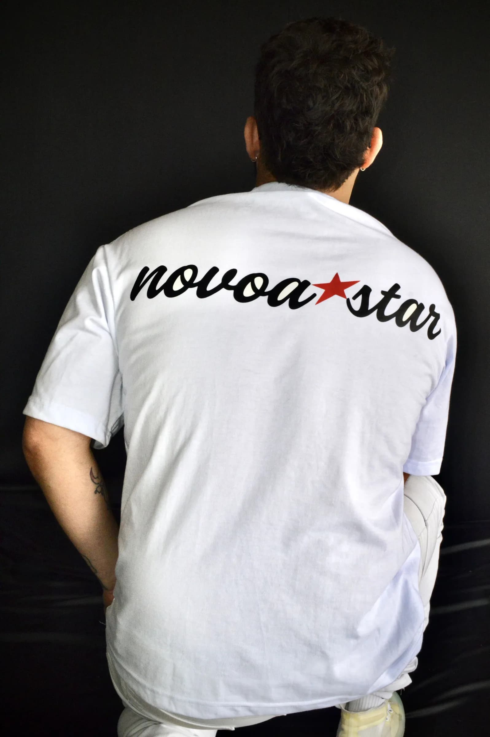 WHITE COTTON CON LOGO